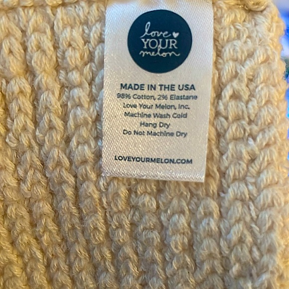 Love Your Melon Cream Knit Headband Ear Warmer - Picture 3 of 3